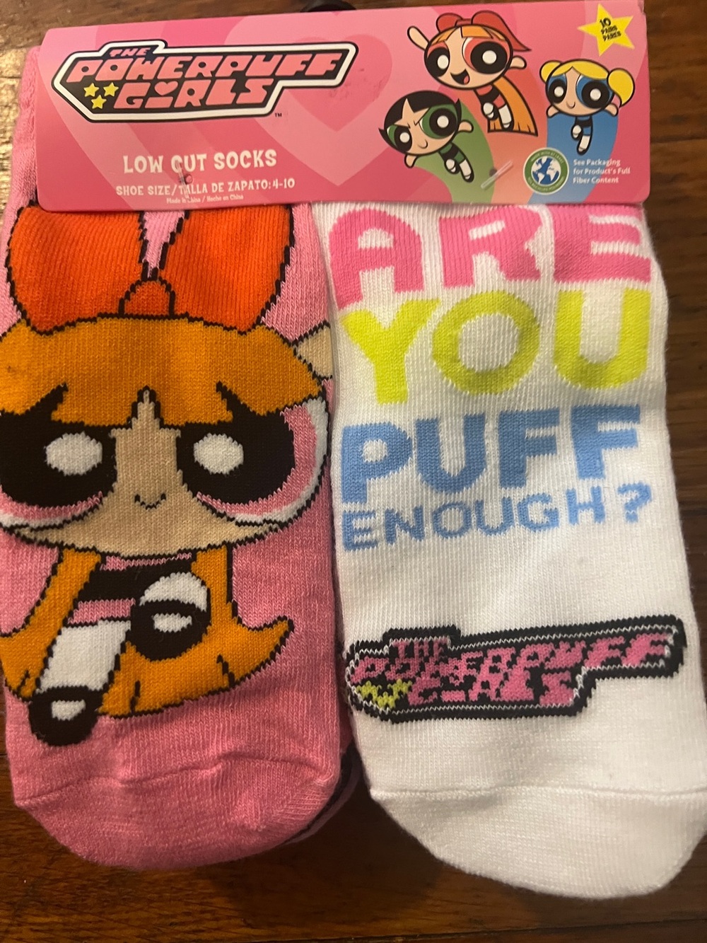 10 Pairs The Power Puff Girls Low Cut Socks Size 4-10 New